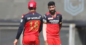 Mohammed Siraj and Mahipal Lomror 