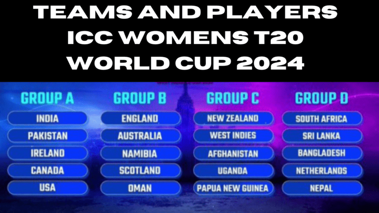 Teams and Players ICC Womens T20 World Cup 2024