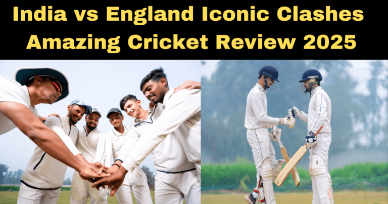 India vs England Iconic Clashes: Amazing Cricket Review 2025