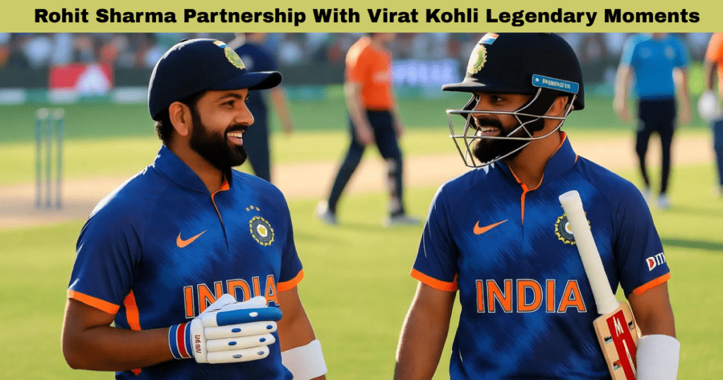 Rohit Sharma Partnership With Virat Kohli | Legendary Moments of World Cricket till 2025