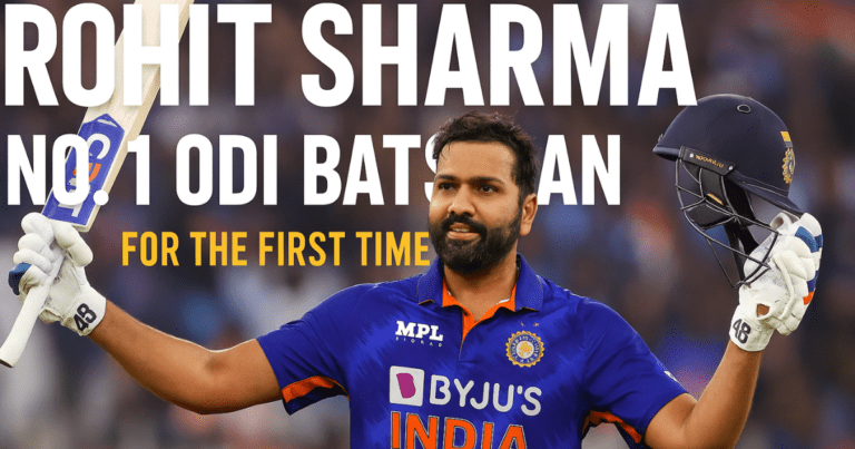Rohit Sharma becomes No. 1 ODI batsman for the first time