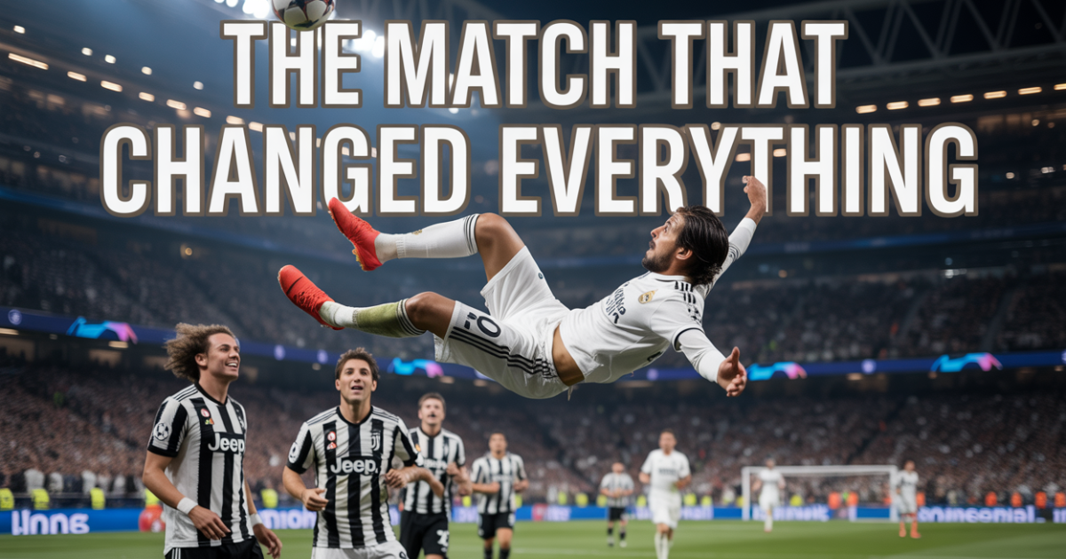1 Historic Match That Forced Juventus to Buy Cristiano Ronaldo