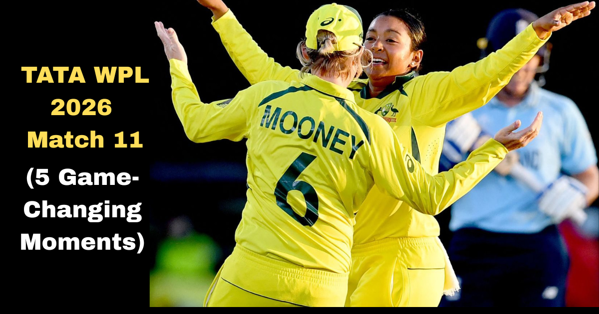 Emotional dugout reaction after a game-changing moment in WPL 2026 Match 11